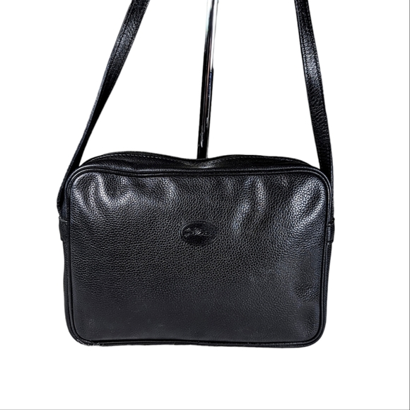 Longchamp Bags Vintage Longchamp Black Camera Bag Crossbody Poshmark